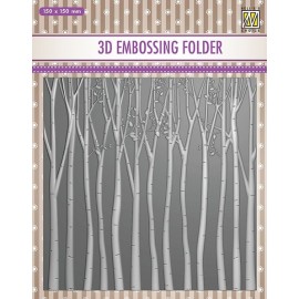 3D Embossing Folder - Trees