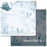 URSUS - Premium Glitter Scrapbook Paper Collection - Winter #65, 30x30 cm