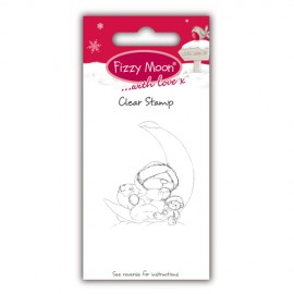 Clear Stamp - Fizzy Moon Christmas / Moon, 4,2 x 4,9 cm