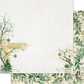 Bo Bunny - Silver & Gold Collection - Winter, 30x30 cm