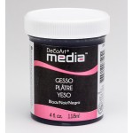DecoArt Mixed Media Gesso - Black, 118 ml