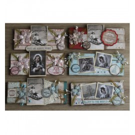 Studio Light - A4 Die Cut Cardtoppers Sheet - Romantic Pictures Winter